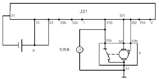 图5 复位触点测试方法示意图