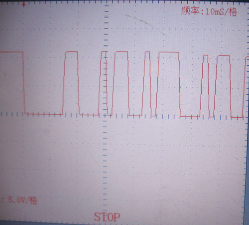 图2 正常情况下的信号接收情况