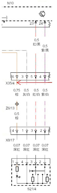 图2 控制开关的电路图