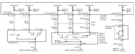 图2 灯光控制电路图