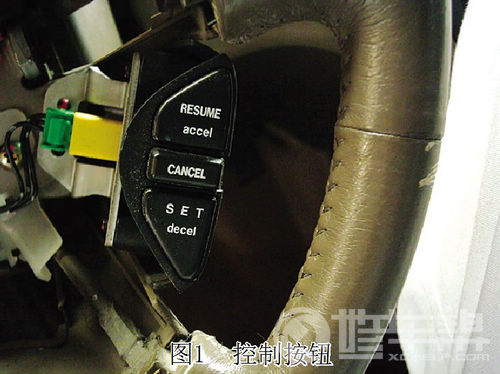 三菱蒙特罗越野车定速巡航系统出现了故障